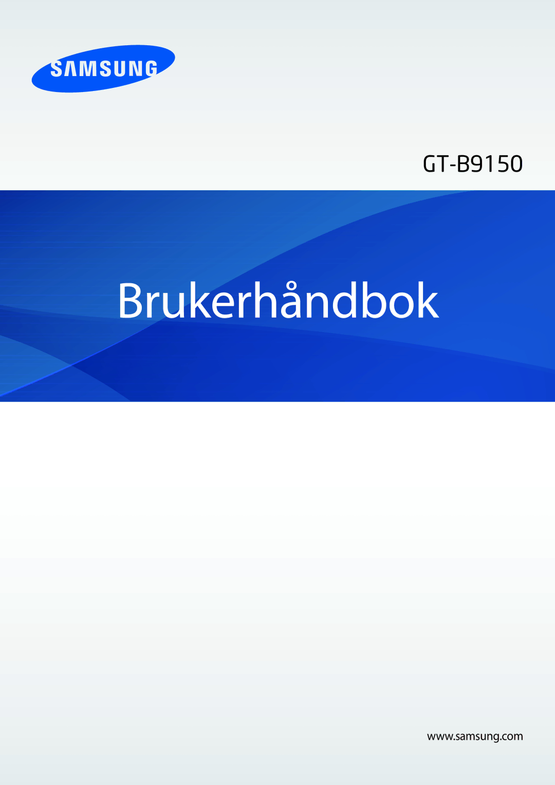 Samsung GT-B9150ZKANEE manual Brukerhåndbok 