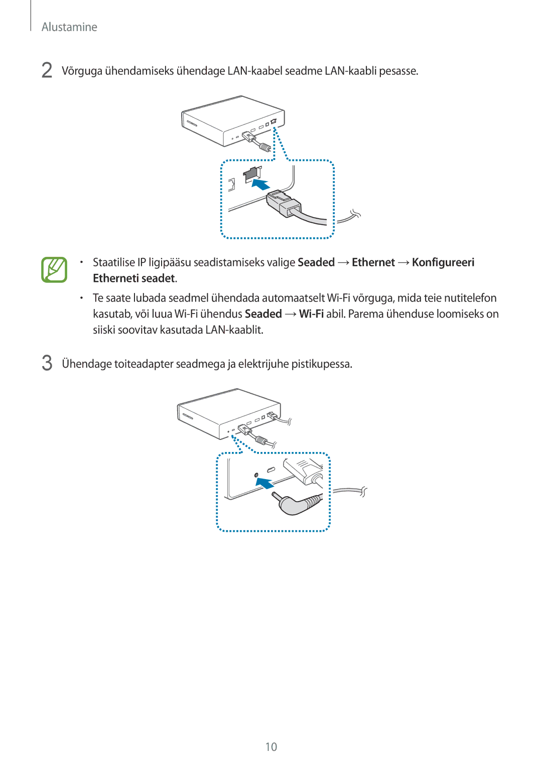 Samsung GT-B9150ZKASEB manual Alustamine 