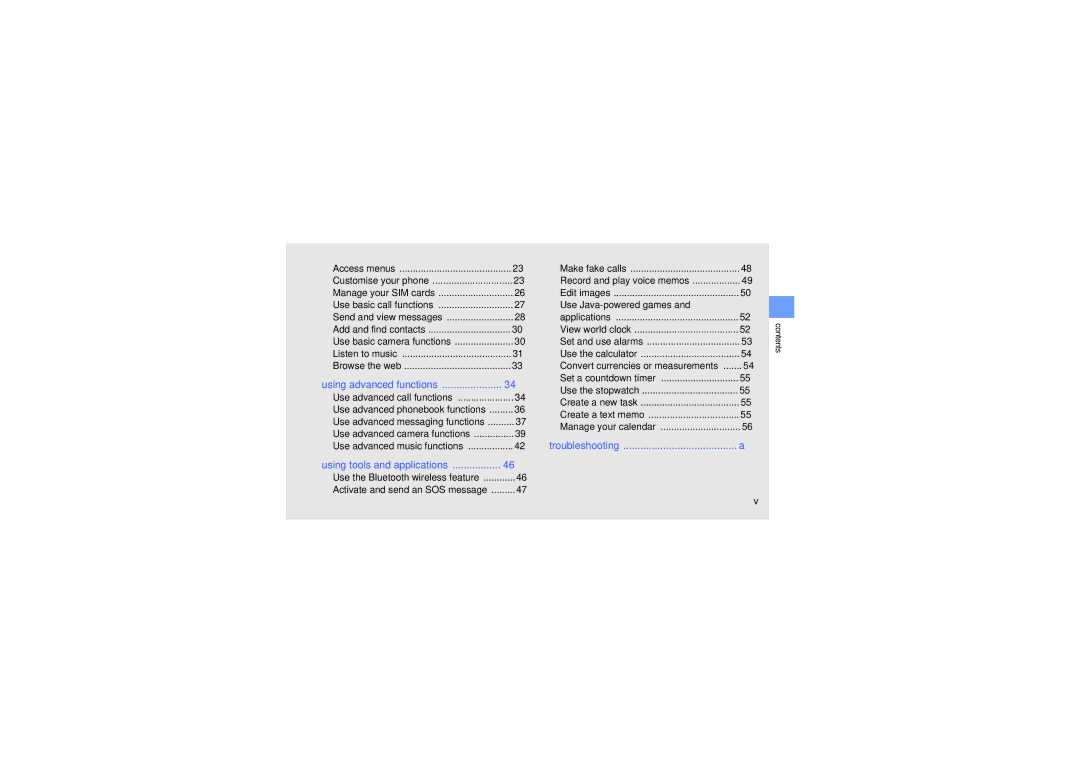 Samsung GT-C3212 manual Troubleshooting 