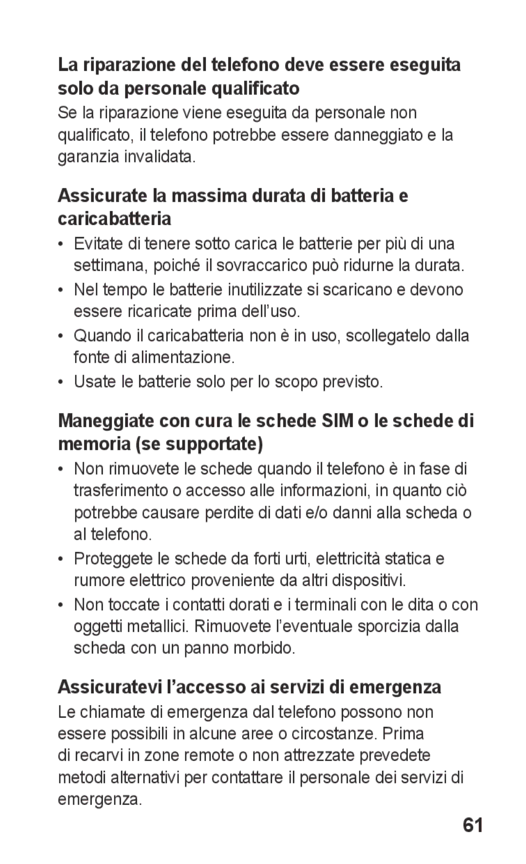 Samsung GT-C3300DKKCNX, GT-C3300DKKVGF, GT-C3300PSKCIT manual Assicurate la massima durata di batteria e caricabatteria 