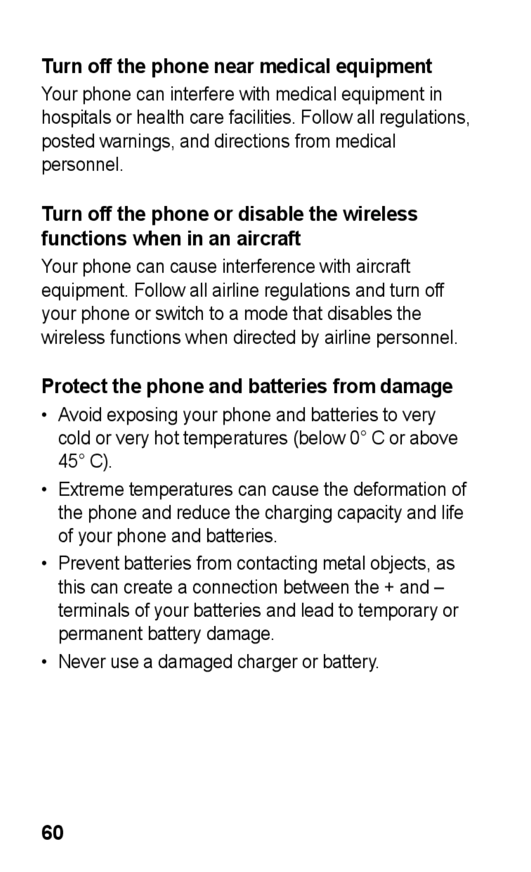 Samsung GT-C3300DKKIRD manual Turn off the phone near medical equipment, Protect the phone and batteries from damage 