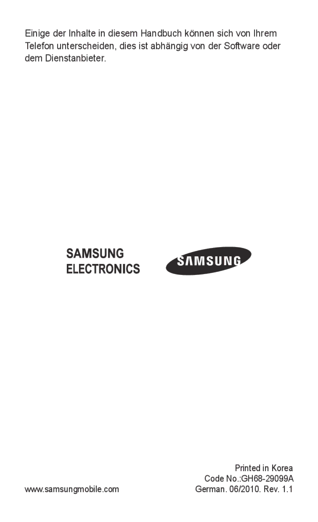 Samsung GT-C3300DKKVIT, GT-C3300DKKXEG, GT-C3300DKKVD2, GT-C3300DKKDBT, GT-C3300CIHDBT, GT-C3300CWKTMN Code No.GH68-29099A 