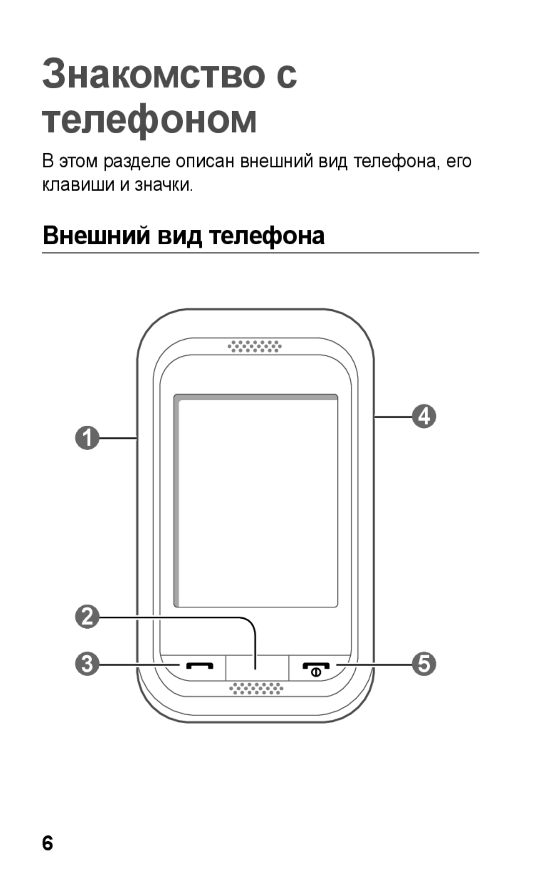 Samsung GT-C3300SIKSER, GT-C3300SIKBAL, GT-C3300DKKSEB, GT-C3300CWKSEB manual Знакомство с телефоном, Внешний вид телефона 