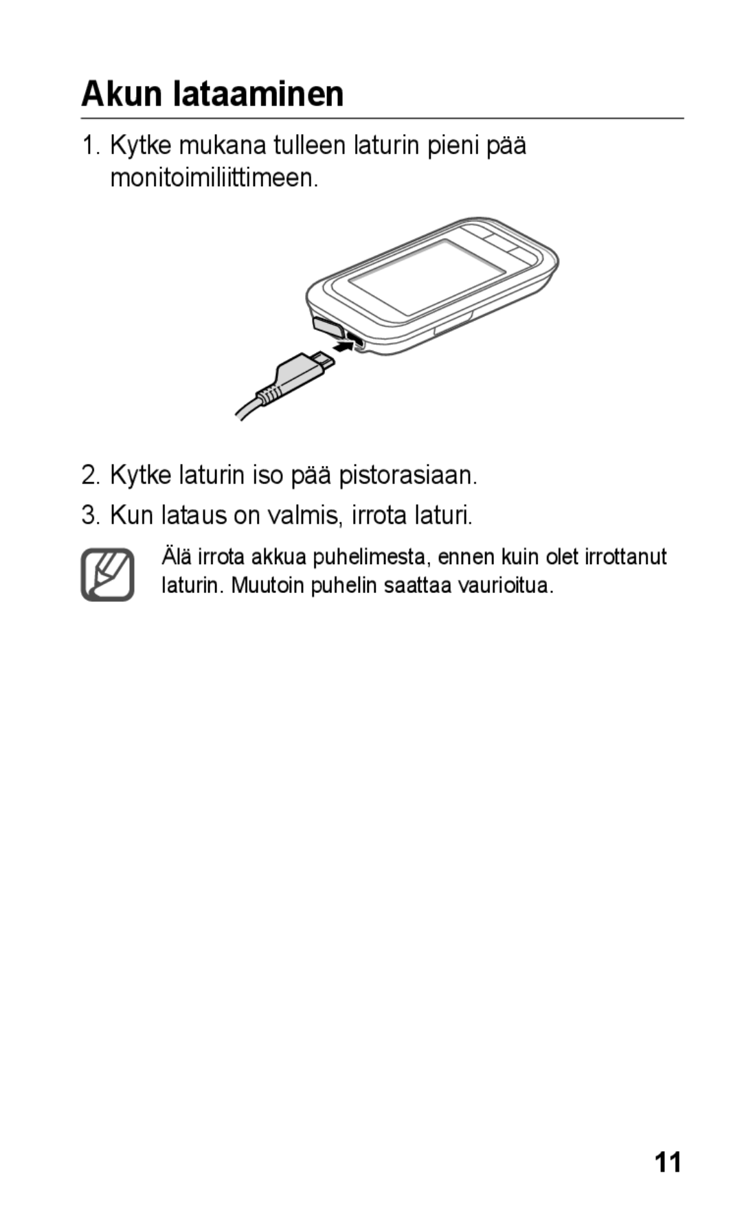 Samsung GT-C3300CWKNEE, GT-C3300SIKNEE, GT-C3300DKKNEE, GT-C3300SIKXEE, GT-C3300ENKNEE manual Akun lataaminen 