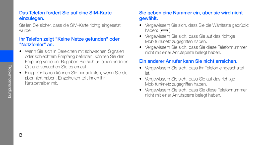 Samsung GT-C3510CWADBT, GT-C3510SBADBT, GT-C3510SIATUR, GT-C3510XKATUR Das Telefon fordert Sie auf eine SIM-Karte einzulegen 