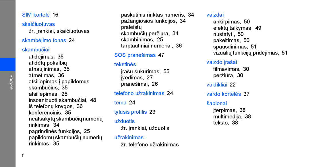 Samsung GT-C3510SIASEB manual Žr. įrankiai, skaičiuotuvas skambėjimo tonas, Įrašų sukūrimas, 55 įvedimas, 27 pranešimai 