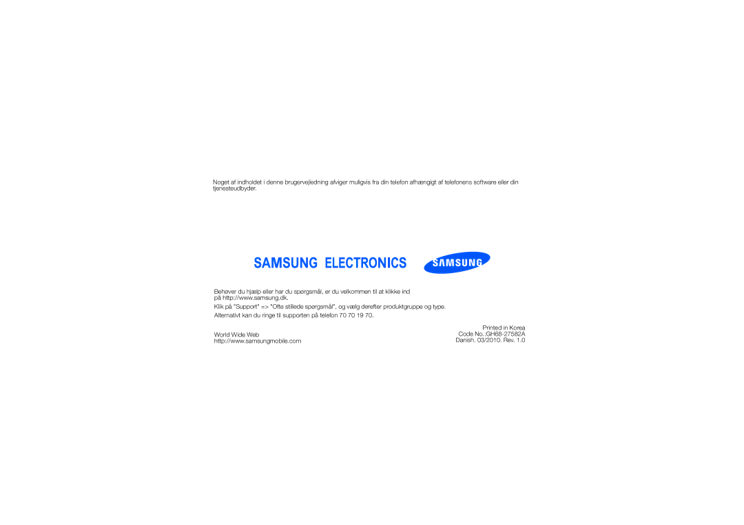 Samsung GT-C3510XKAXEE, GT-C3510SBANEE, GT-C3510SIAXEE, GT-C3510XKANEE, GT-C3510SIANEE, GT-C3510CWANEE manual 