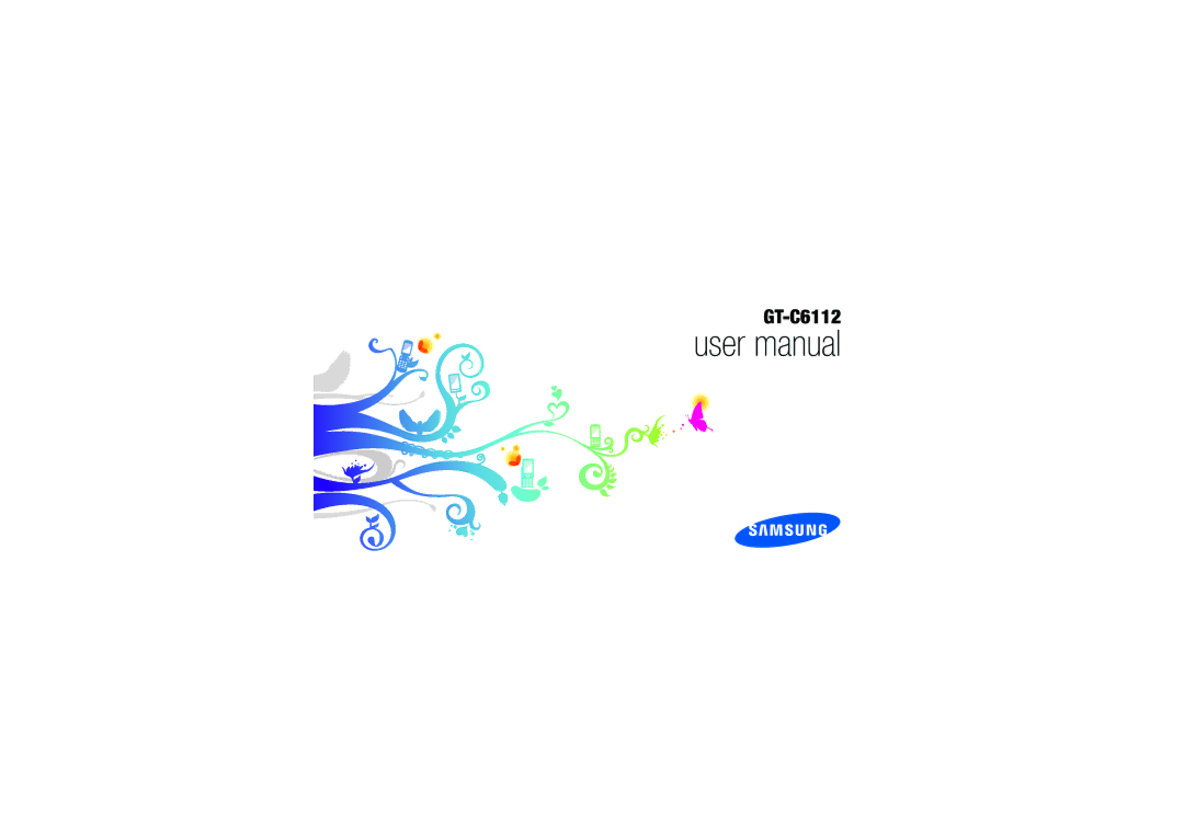 Samsung GT-C6112 user manual 