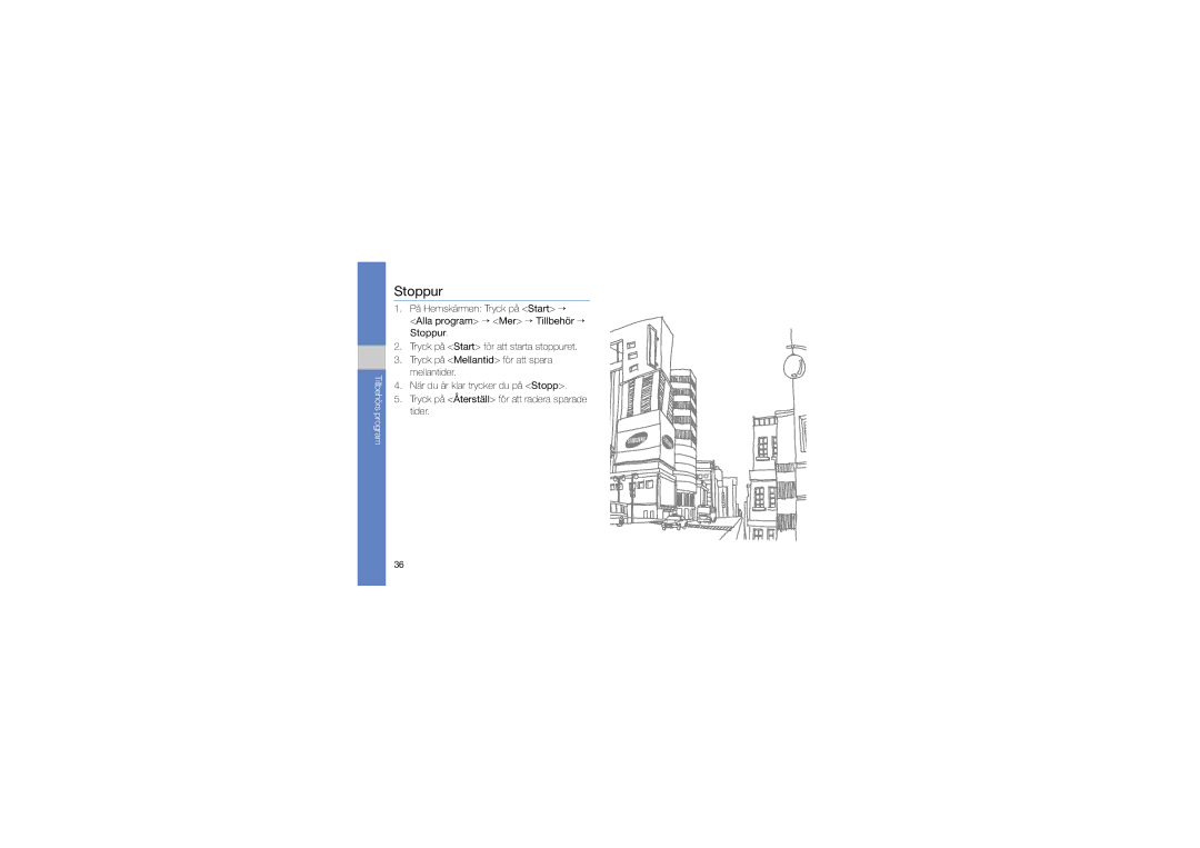 Samsung GT-C6625EKJXEE, GT-C6625EKAXEE manual Stoppur 