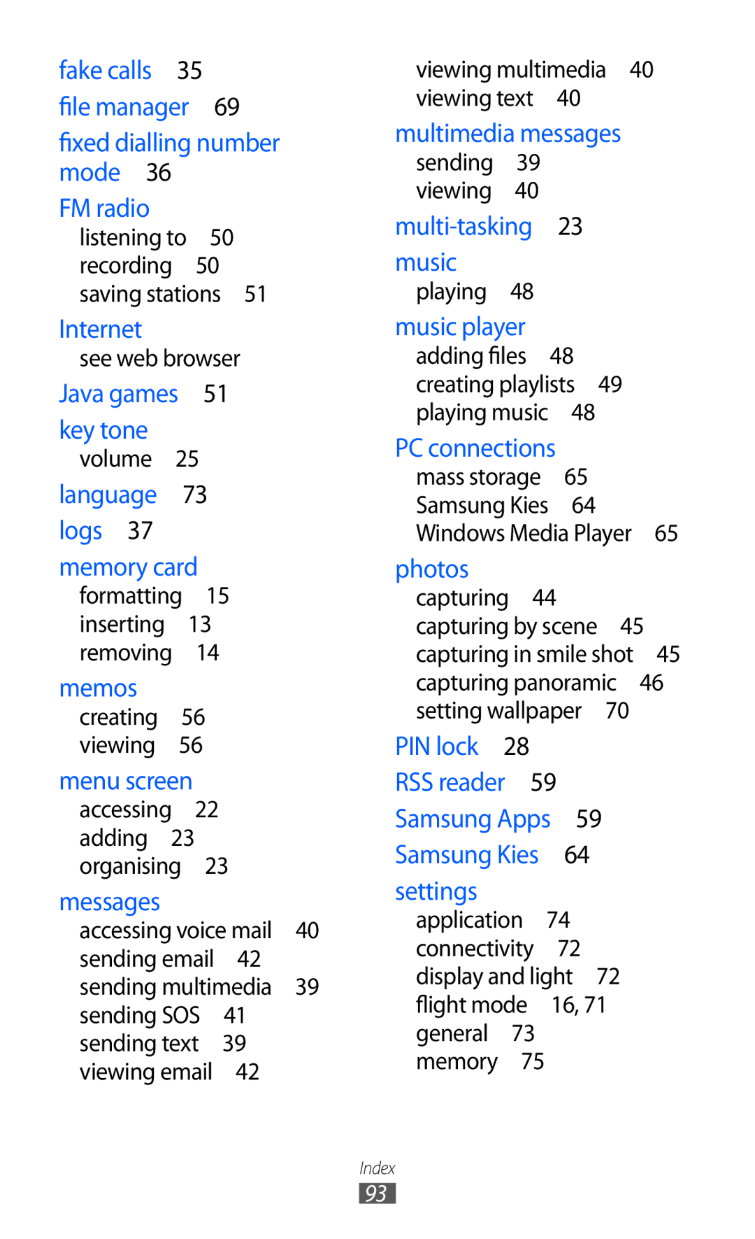 Samsung GT-C6712RWASKZ, GT-C6712LKACIT, GT-C6712RWACIT, GT-C6712LKAFOP, GT-C6712LKAKSA, GT-C6712RWATHR, GT-C6712LKAAFG FM radio 