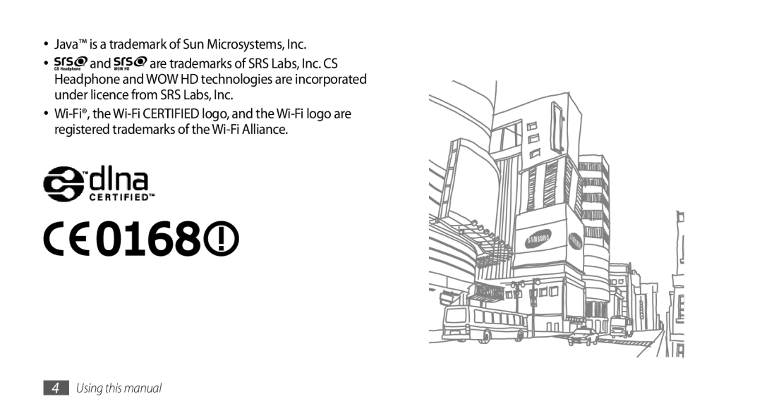 Samsung GT-I5500 user manual Using this manual 