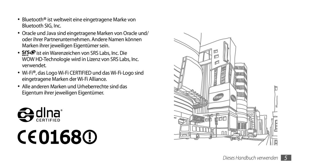 Samsung GT-I5500CWADBT, GT-I5500YKACOS, GT-I5500CWACOS, GT-I5500YKADBT manual Dieses Handbuch verwenden 