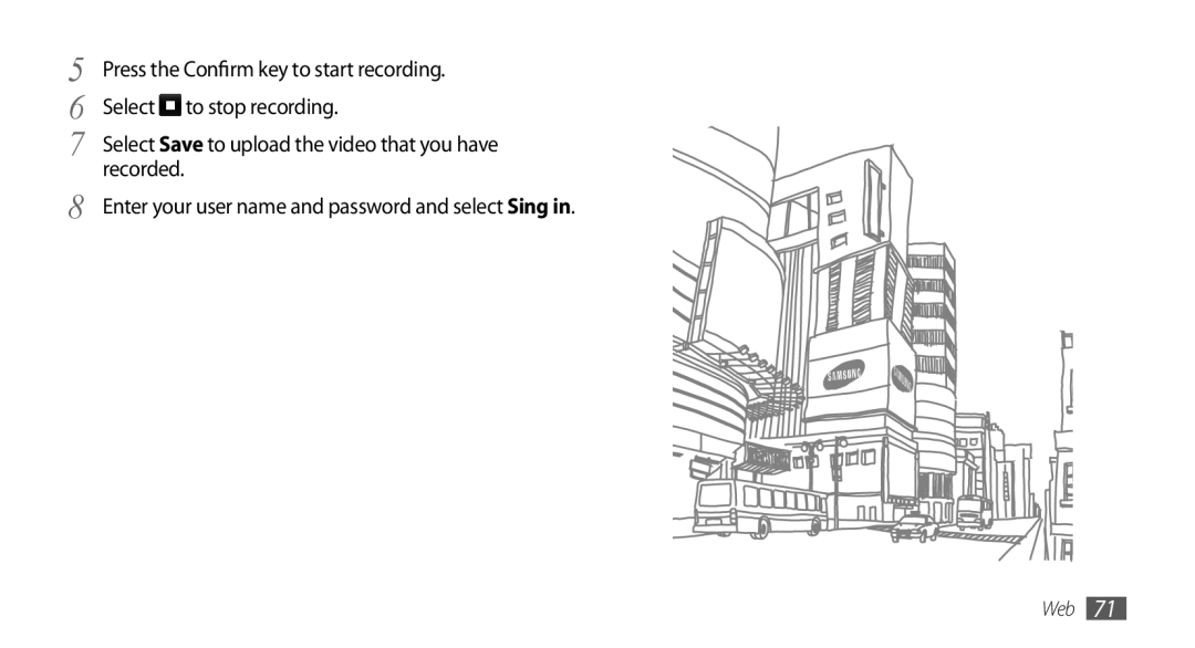 Samsung GT-I5503 user manual Web 