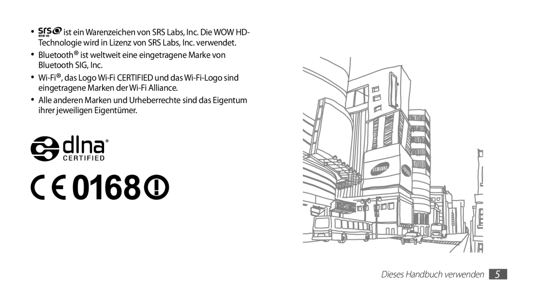 Samsung GT-I5510DWADBT, GT-I5510XKADBT, GT-I5510XKAATO, GT-I5510DWAVD2, GT-I5510XKAVD2 manual Dieses Handbuch verwenden 