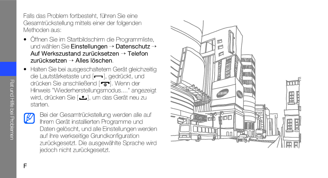 Samsung GT-I5700HKAVD2, GT-I5700UWAEPL, GT-I5700UWADBT, GT-I5700UWAVD2, GT-I5700HKATMN manual Rat und Hilfe bei Problemen 