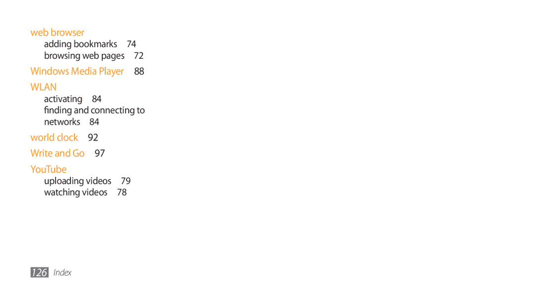 Samsung GT-I5800 user manual Wlan 