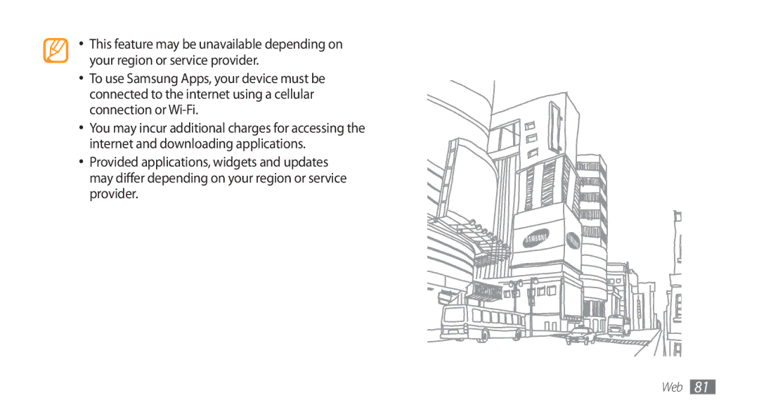 Samsung GT-I5800 user manual Web 