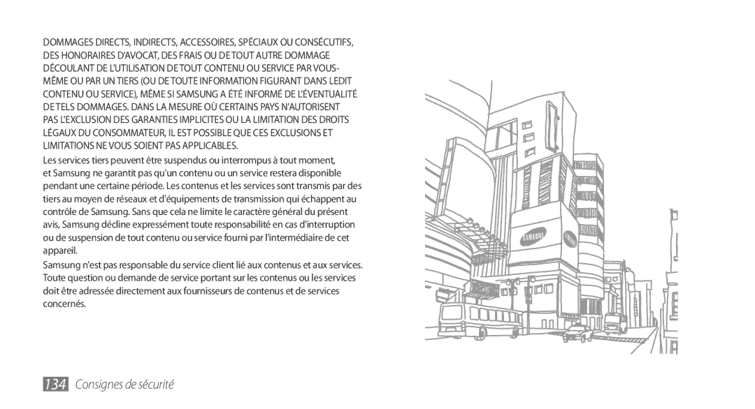 Samsung GT-I5800DKABOG, GT-I5800DKAVGF, GT-I5800DKASFR, GT-I5800YRKBOG, GT-I5800DKAXEF manual Consignes de sécurité 