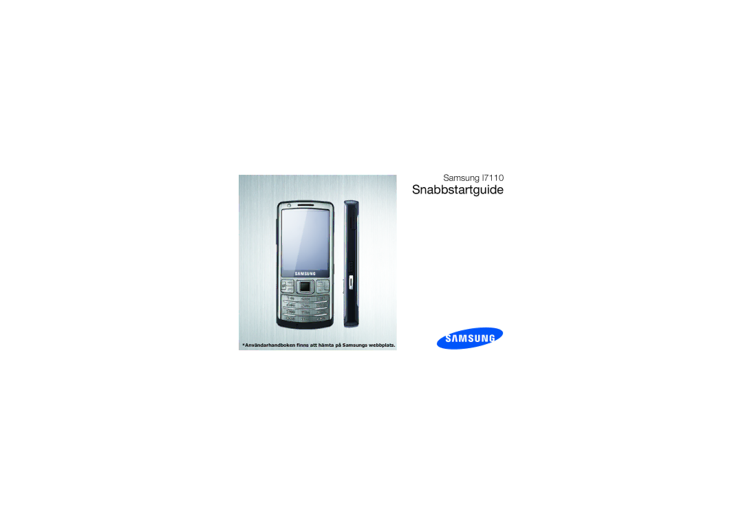 Samsung GT-I7110OAAXEE manual Samsung 