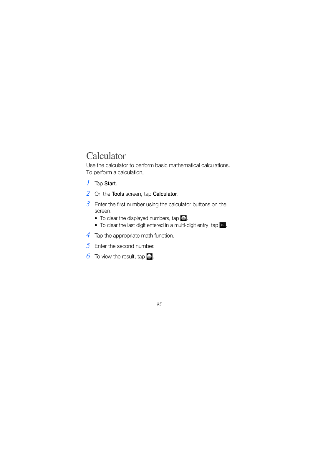 Samsung GT-I8000T manual Calculator 