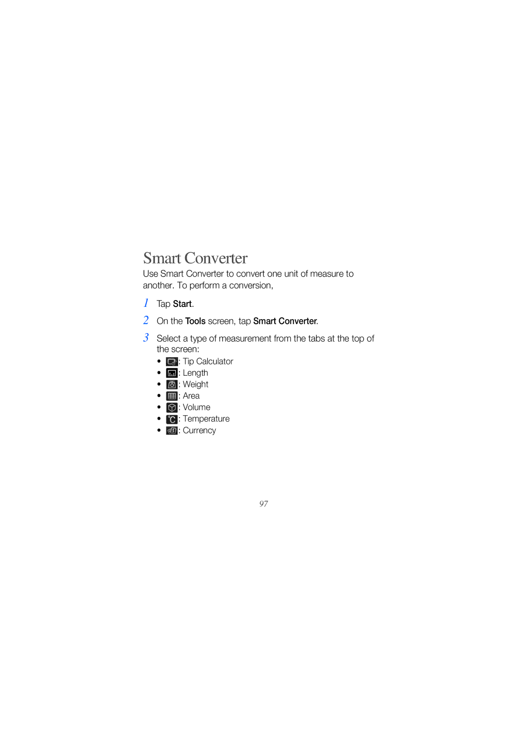 Samsung GT-I8000T manual Smart Converter 