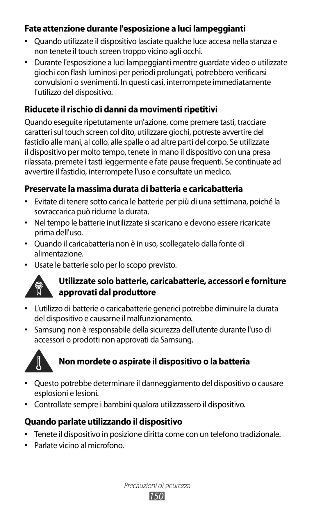 Samsung GT-I8150EWAITV, GT-I8150FKAITV manual Fate attenzione durante lesposizione a luci lampeggianti 