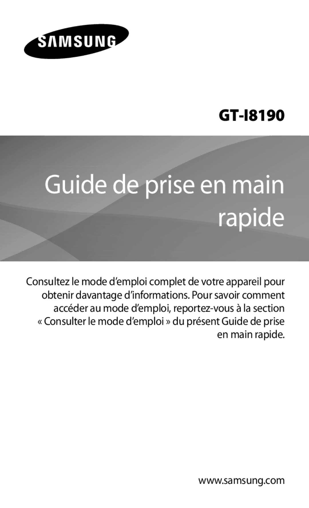 Samsung GT-I8190RWNDBT, GT-I8190RWNDTM, GT-I8190RWATPH, GT-I8190MBNTPL, GT-I8190OKADBT, GT-I8190ZWZDBT, GT-I8190TANIDE manual 