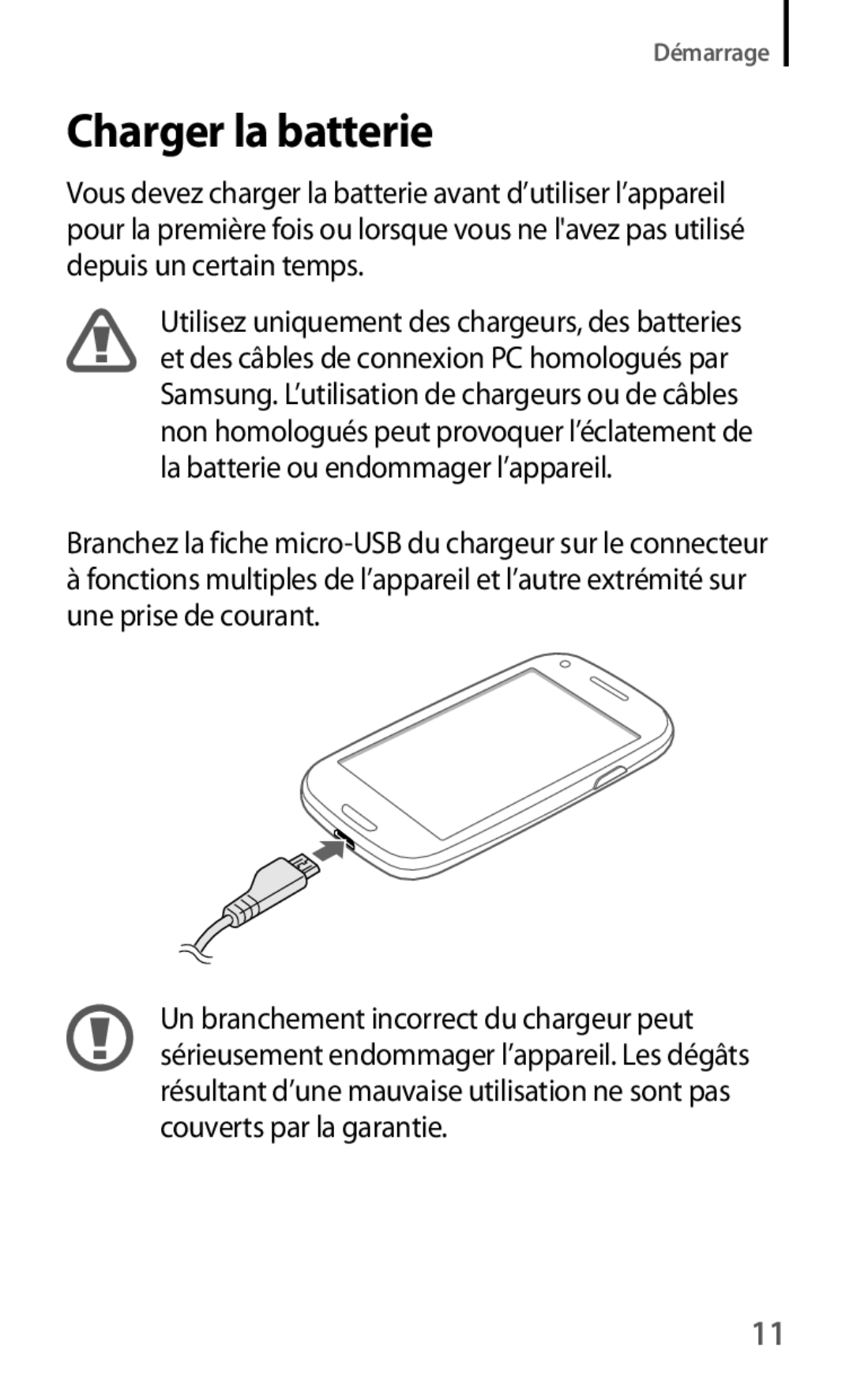 Samsung GT-I8190TAAGBL, GT-I8190MBABGL, GT-I8190MBAMTL, GT-I8190MBAVVT, GT-I8190RWAVVT, GT2I8190MBABGL Charger la batterie 