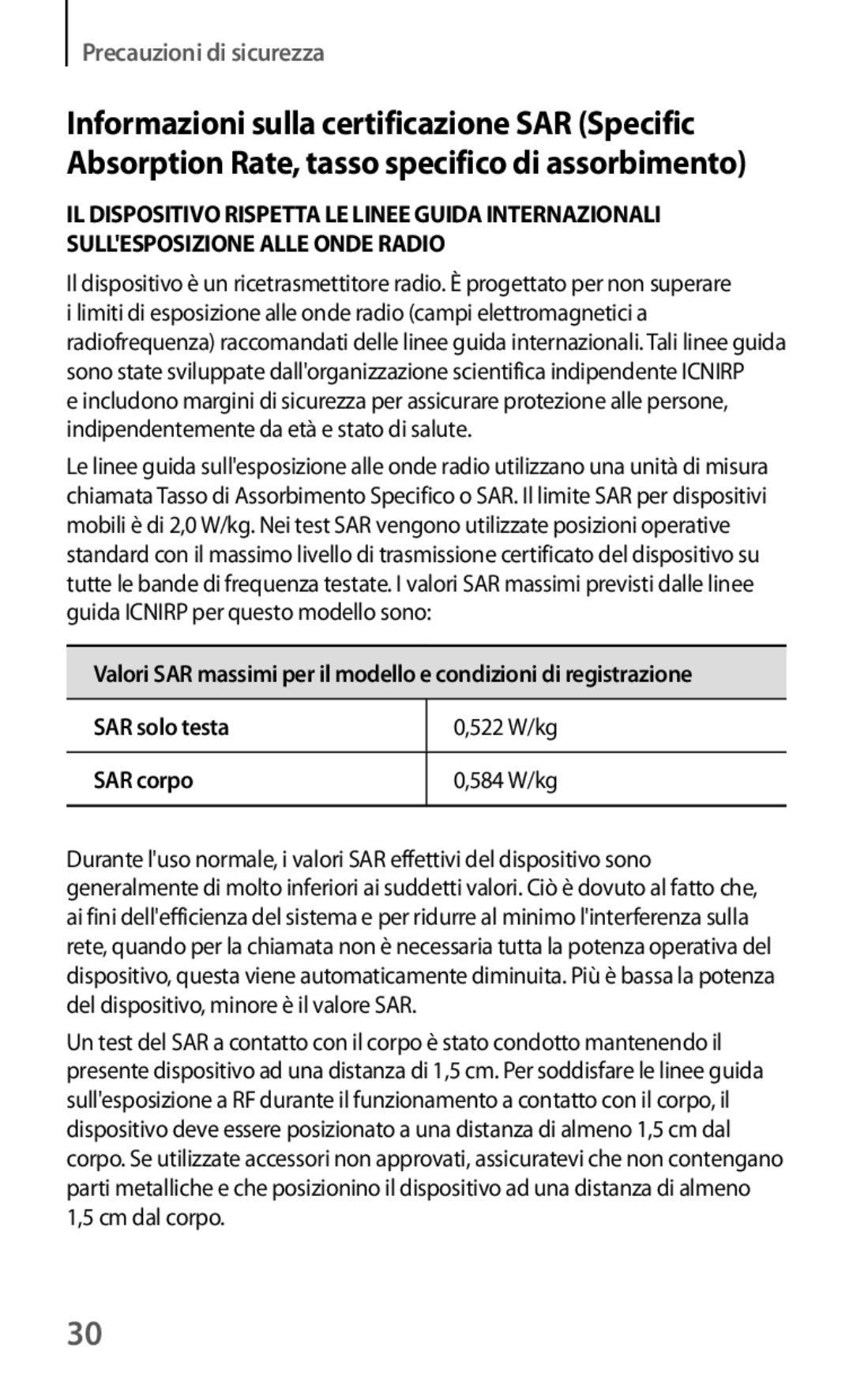 Samsung GT-I8190RWAITV, GT-I8190MBADBT, GT-I8190MBAITV, GT-I8190MBAHUI, GT-I8190RWATUR manual Precauzioni di sicurezza 