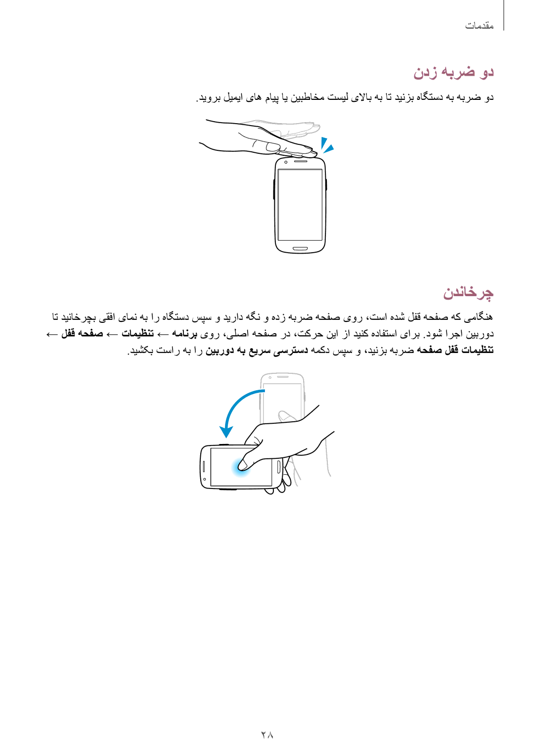 Samsung GT-I8190MBAKSA, GT-I8190RWAJED, GT-I8190RWAKSA, GT-I8190MBAJED manual ندز هبرض ود, ندناخرچ 