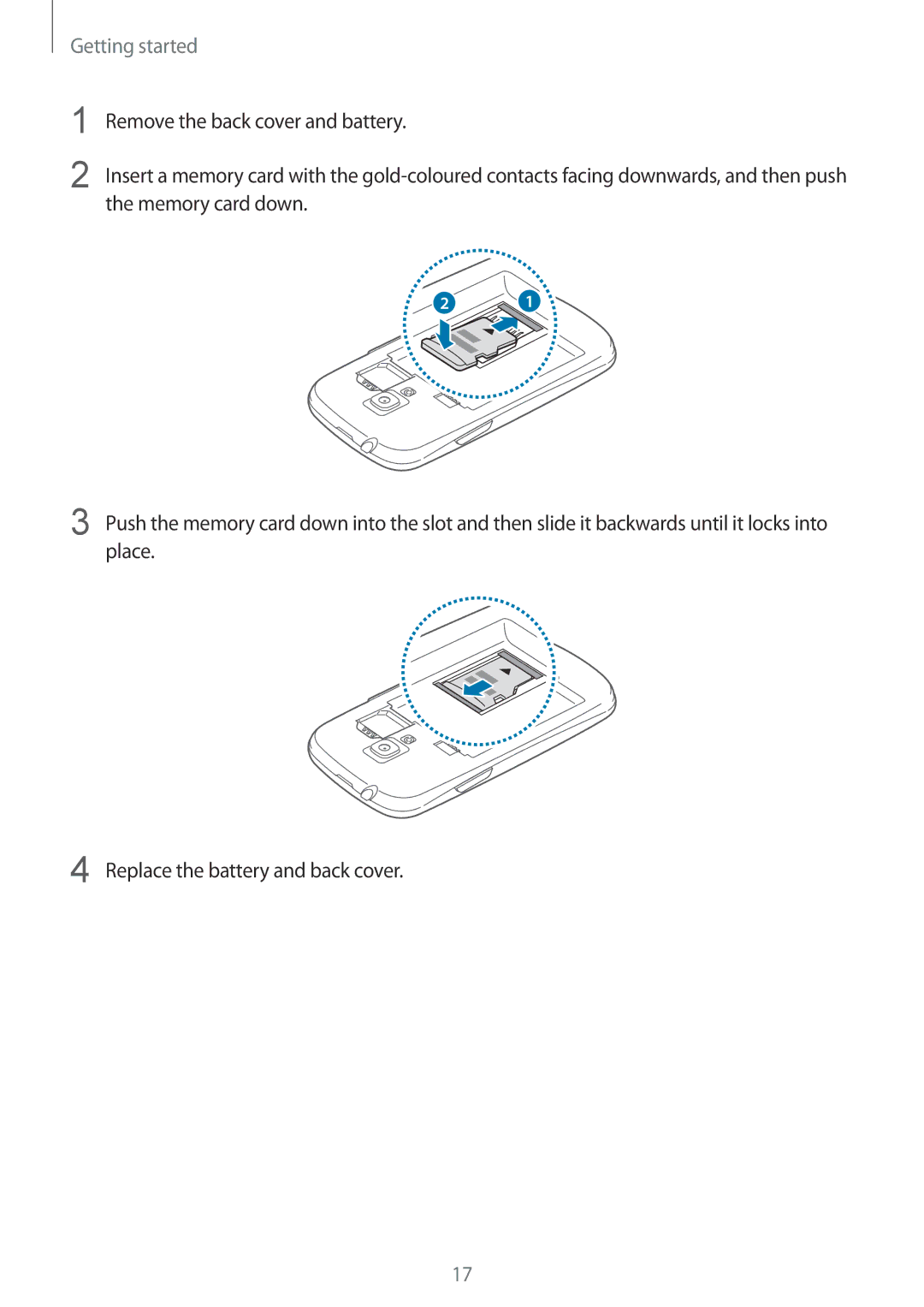 Samsung GT-I8190RWNFTM, GT-I8190RWNDTM, GT-I8190RWNDBT, GT-I8190MBNTPL, GT-I8190TANIDE, GT-I8190MBNDBT manual Getting started 