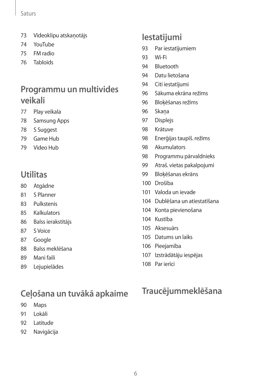 Samsung GT-I8190RWASEB, GT-I8190ZWWSEB, GT-I8190MBNSEB, GT-I8190ZWZSEB, GT-I8190RWNSEB manual Programmu un multivides veikali 