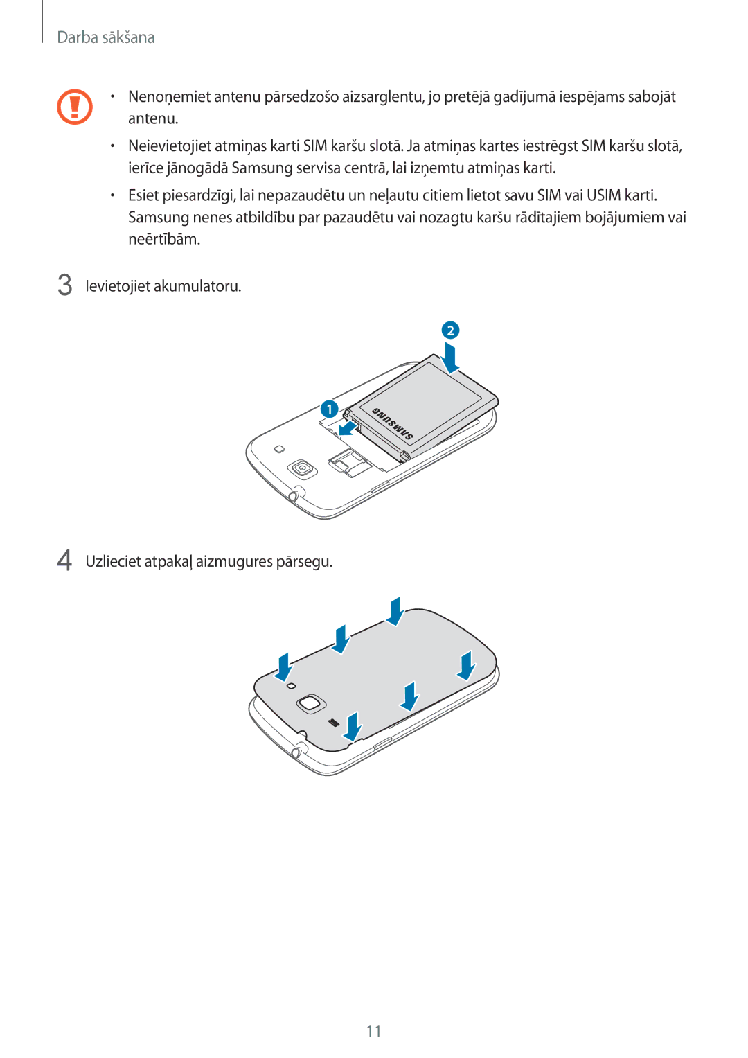 Samsung GT-I8260CWASEB, GT-I8260MBASEB manual Antenu 