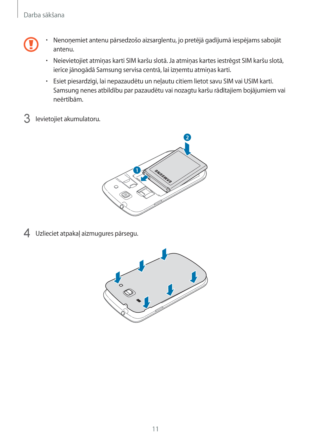 Samsung GT-I8262WRZSEB manual Antenu 