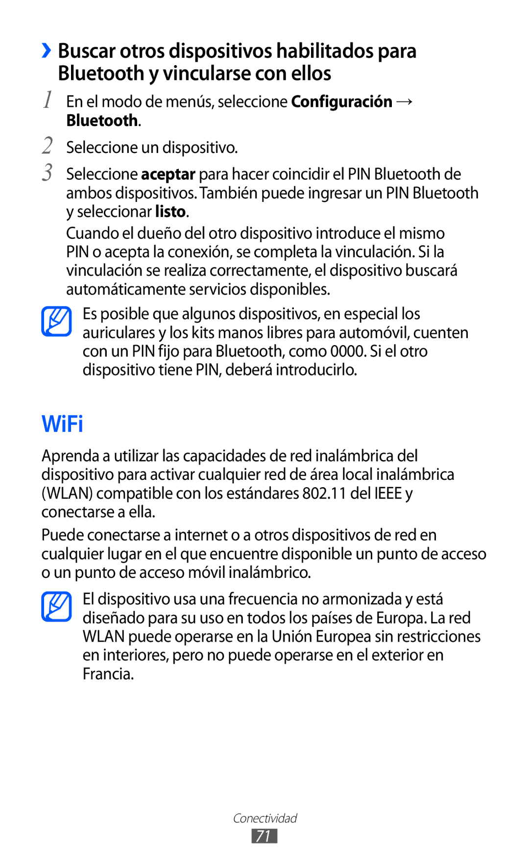 Samsung GT-I8350HKAFOP, GT-I8350HKAXEC, GT-I8350HKAPHE manual WiFi 