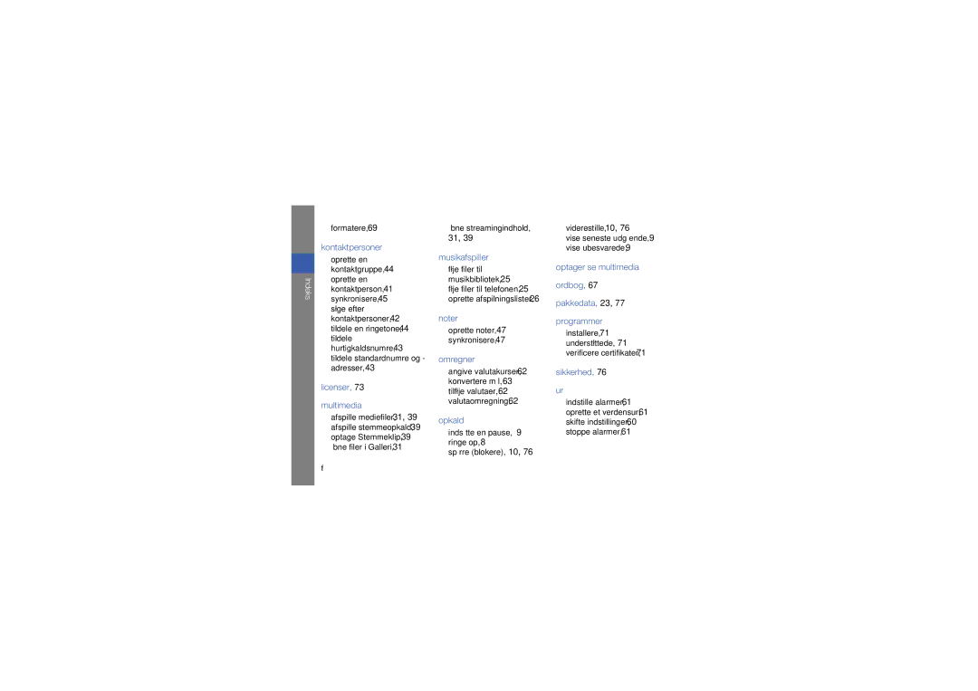 Samsung GT-I8510RKJXEE manual Omregner 