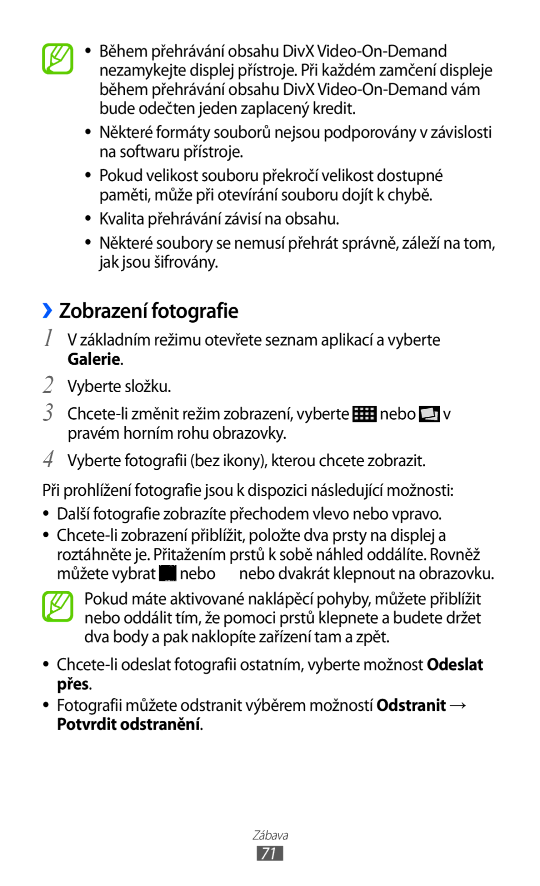 Samsung GT-I8530RWAVDC, GT-I8530BAAVVT, GT-I8530BAAVDC, GT-I8530BAAXEZ ››Zobrazení fotografie, Galerie, Potvrdit odstranění 