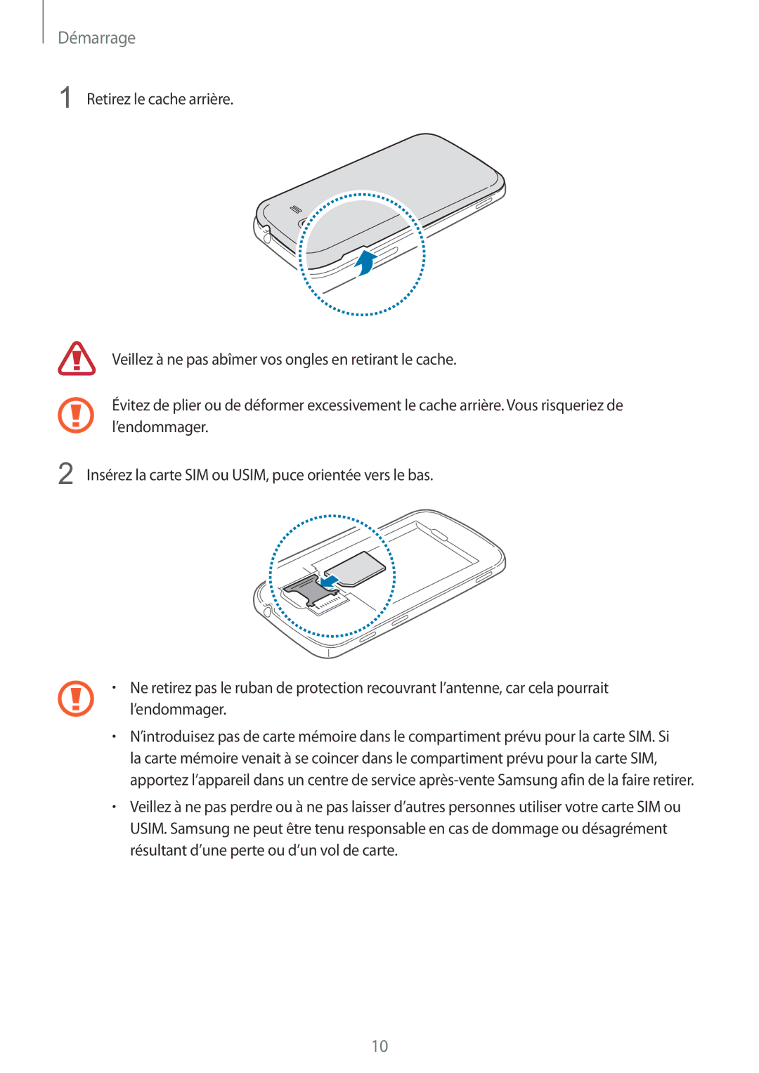 Samsung GT-I8580DBAXEF manual Démarrage 