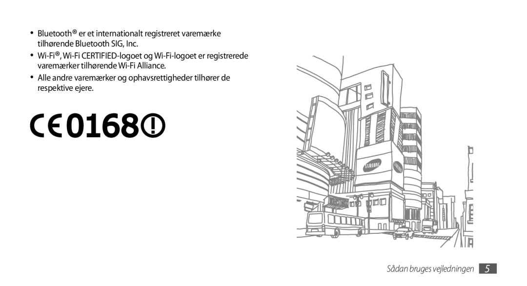 Samsung GT-I8700YKANEE, GT-I8700YKAHTS manual Sådan bruges vejledningen 