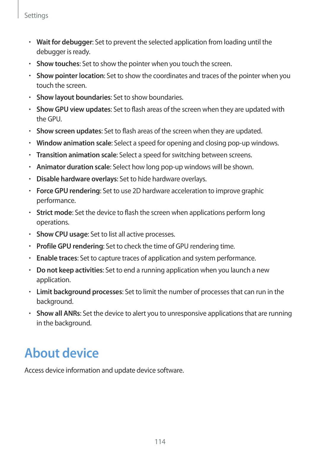 Samsung GT-I8730TAAITV, GT-I8730TAAVGR, GT-I8730ZWAVD2, GT-I8730ZWAMEO, GT-I8730ZWAITV, GT-I8730TAAMEO manual About device 