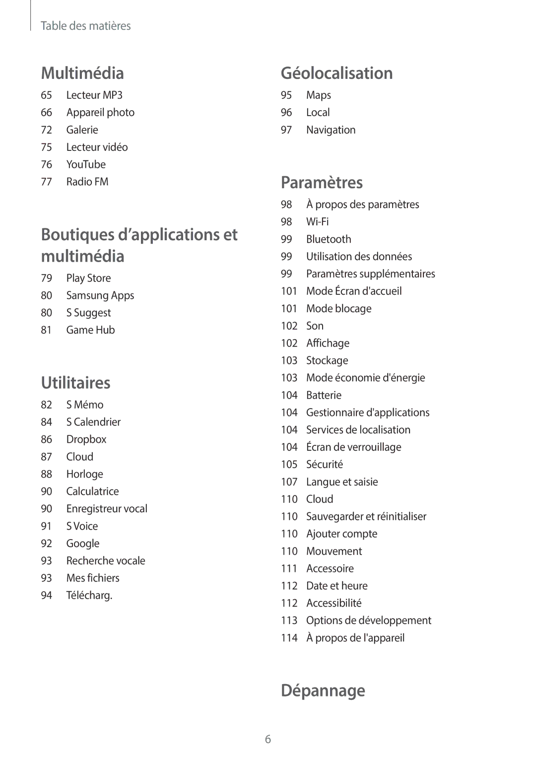 Samsung GT-I8730ZWASFR, GT-I8730ZWABOG, GT-I8730ZWAXEF, GT-I8730TAAFTM, GT-I8730TAABOG manual Géolocalisation 