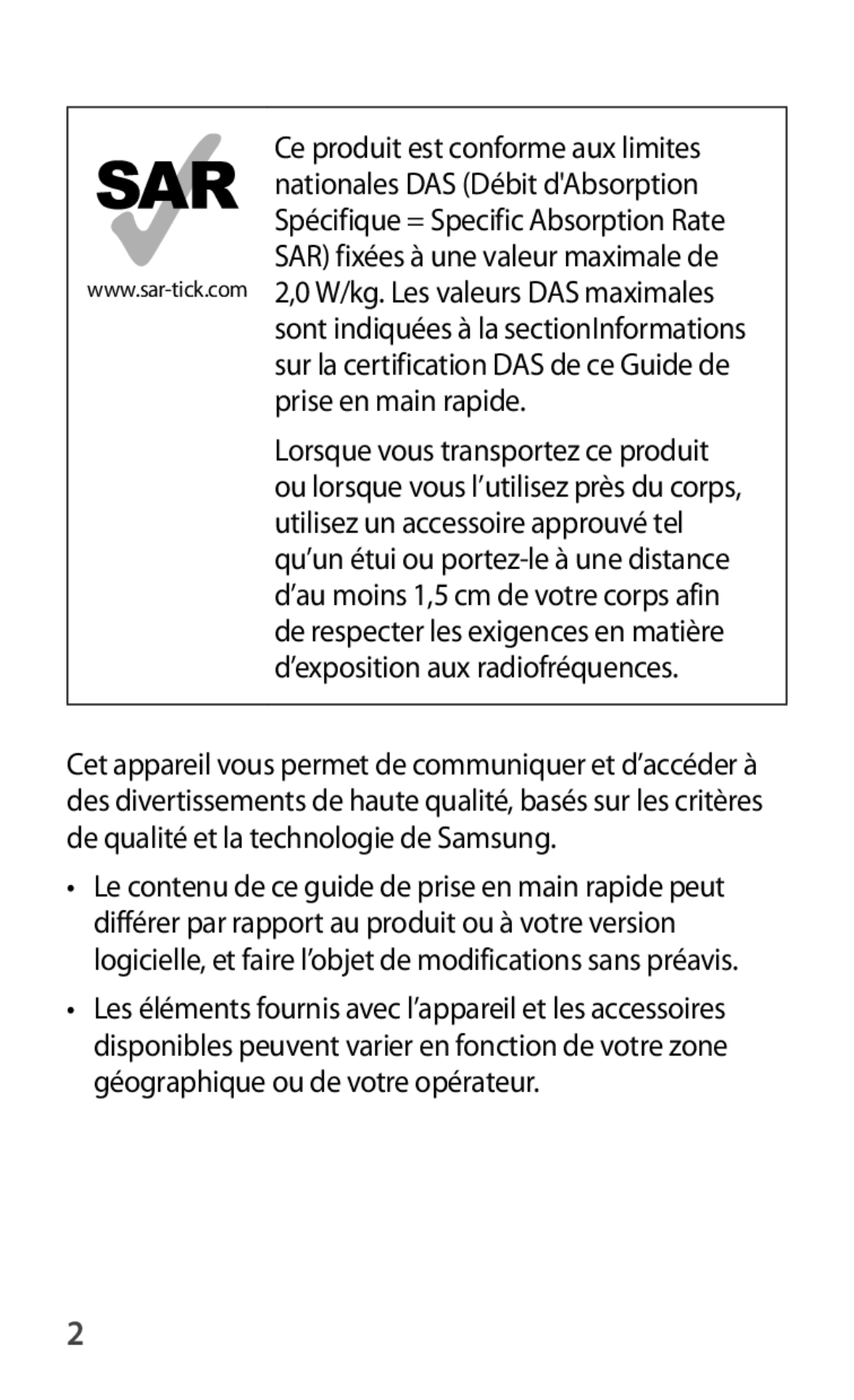 Samsung GT-I8730TAAFTM, GT-I8730ZWABOG, GT-I8730ZWASFR, GT-I8730ZWAXEF, GT-I8730TAABOG Lorsque vous transportez ce produit 