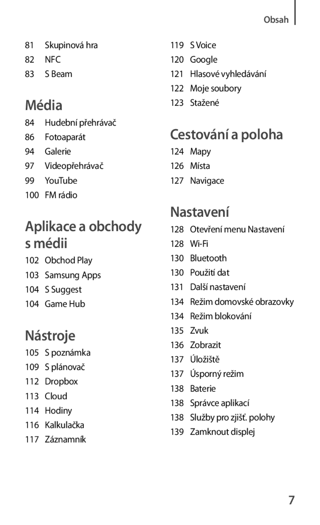 Samsung GT-I8730TAAETL, GT-I8730ZWAETL manual Média, Aplikace a obchody s médii 