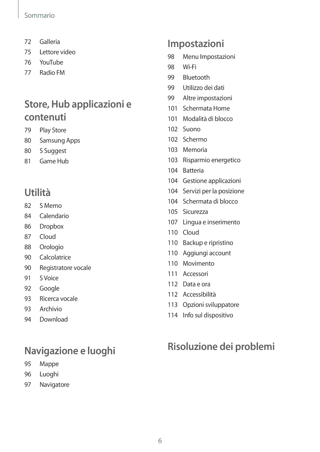 Samsung GT-I8730TAATIM, GT-I8730ZWAITV, GT-I8730ZWATIM, GT-I8730TAAOMN, GT-I8730TAAITV manual Navigazione e luoghi 