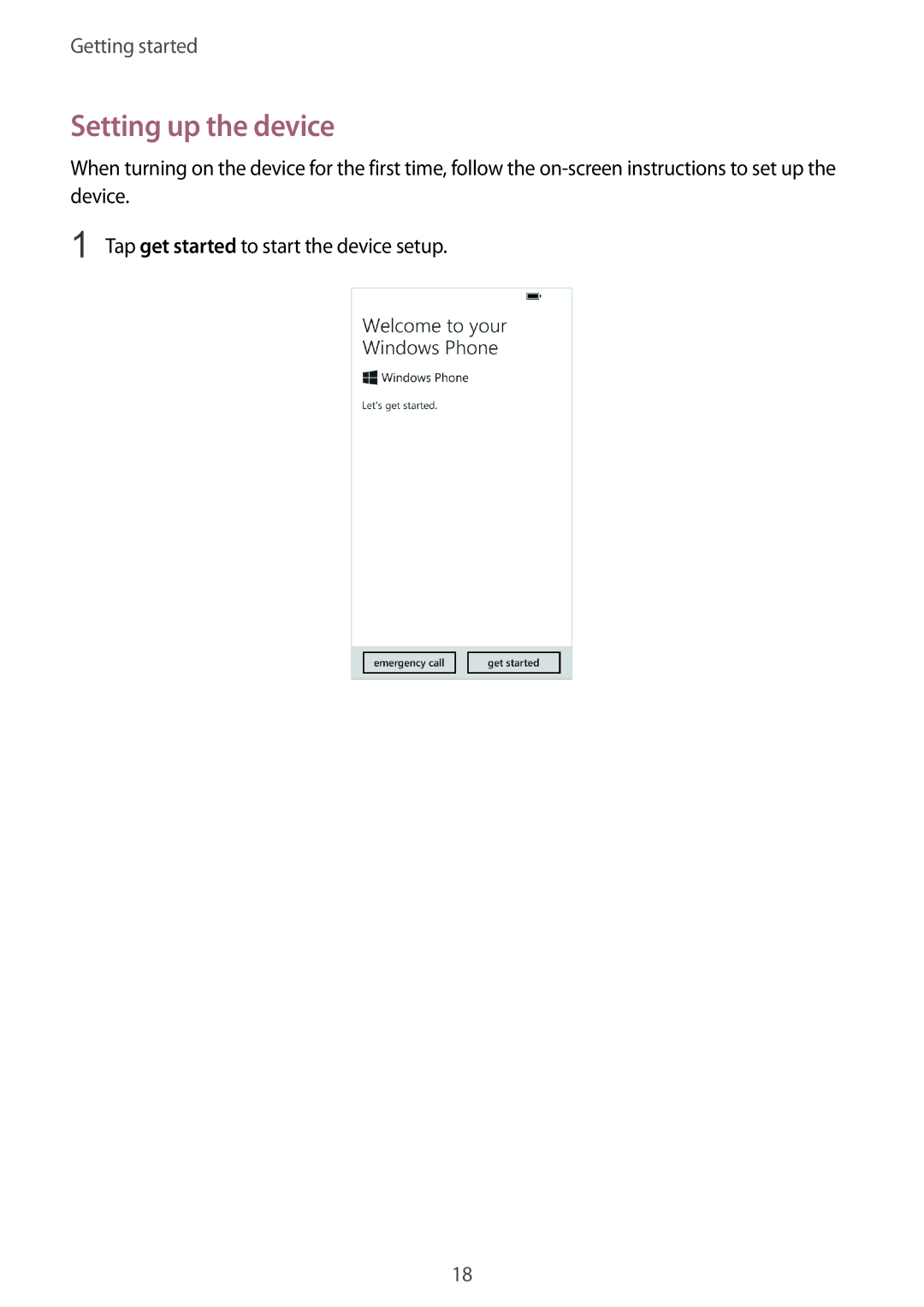 Samsung GT-I8750 user manual Setting up the device 