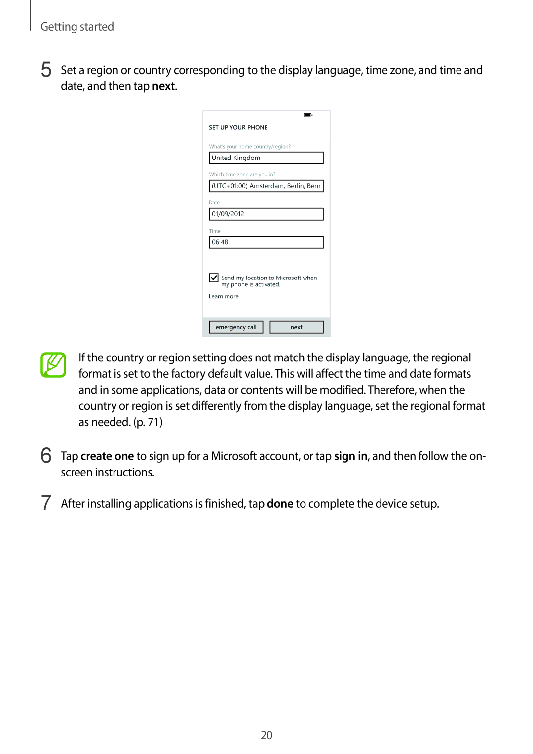 Samsung GT-I8750 user manual Getting started 