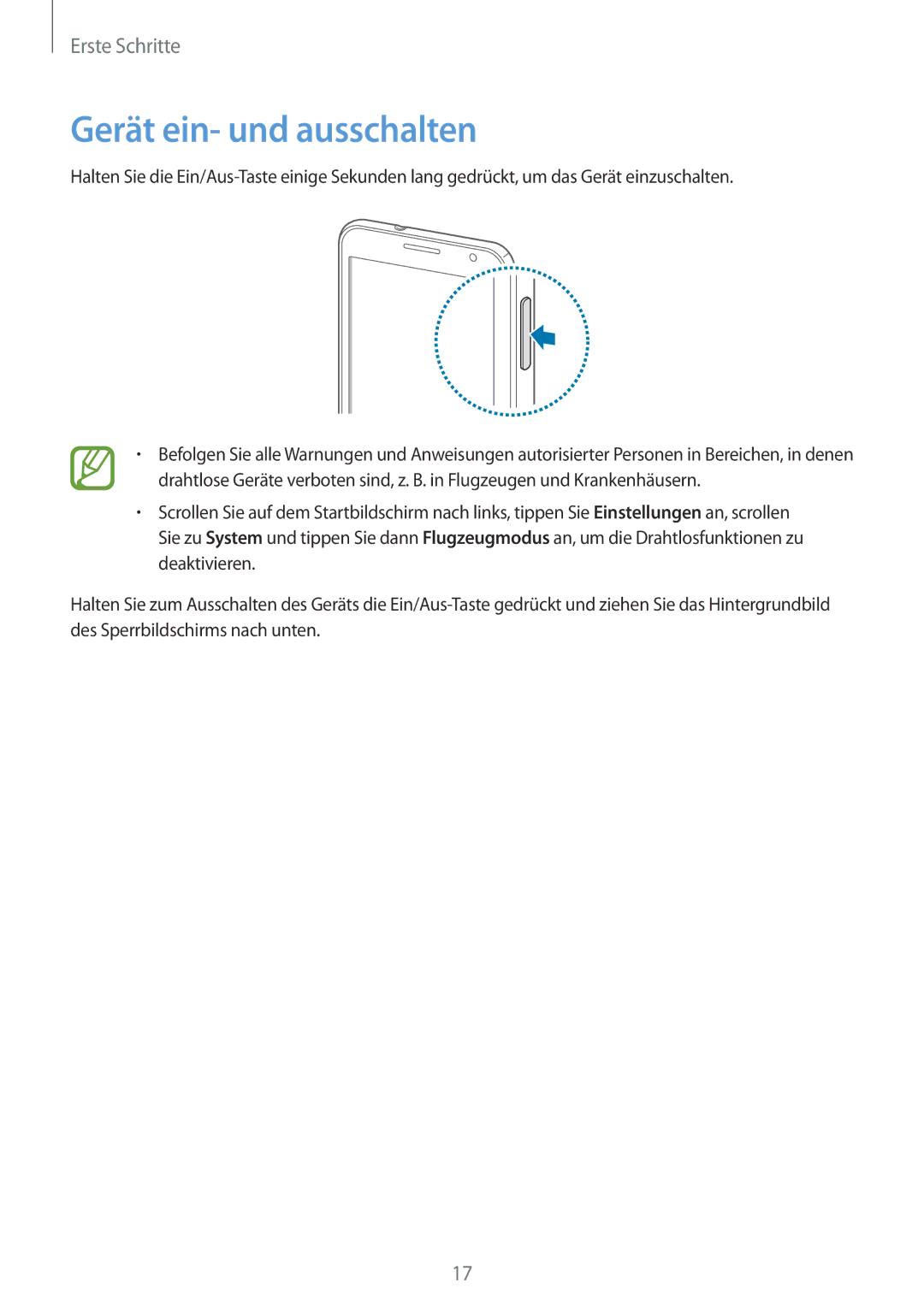 Samsung GT-I8750ALADBT, GT-I8750ALAATO, GT-I8750ALADTM, GT-I8750ALAITV, GT-I8750ALATPH manual Gerät ein- und ausschalten 