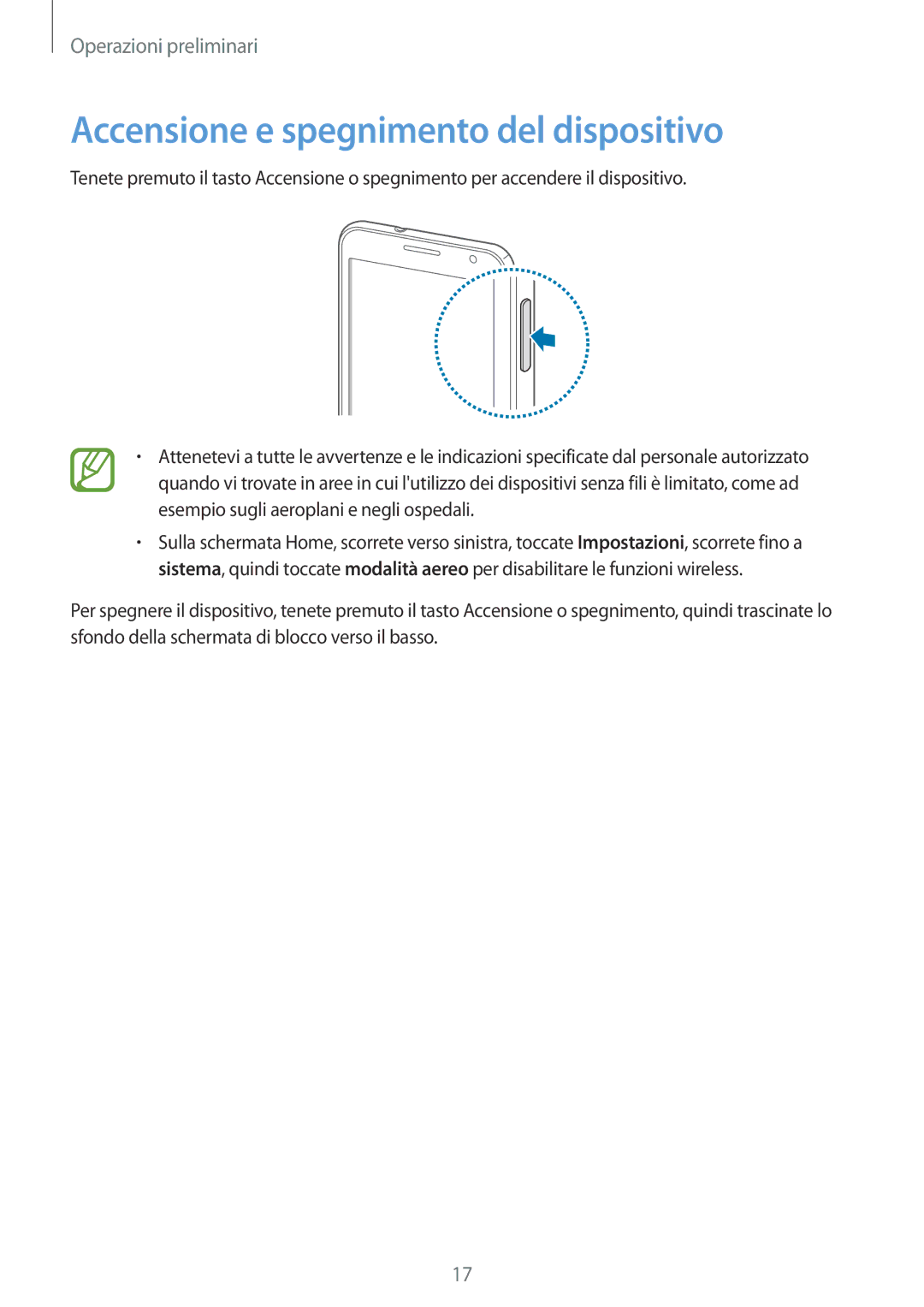 Samsung GT-I8750ALAXEO, GT-I8750ALAITV, GT-I8750ALATIM, GT-I8750ALAHUI manual Accensione e spegnimento del dispositivo 