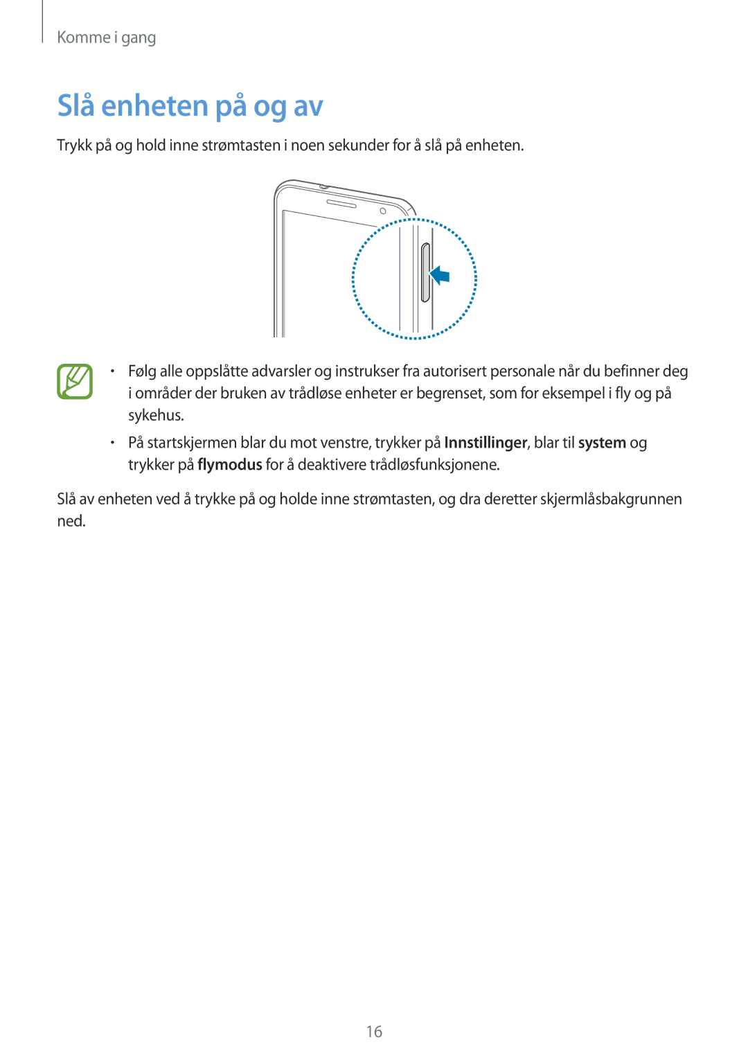 Samsung GT-I8750ALANEE manual Slå enheten på og av 