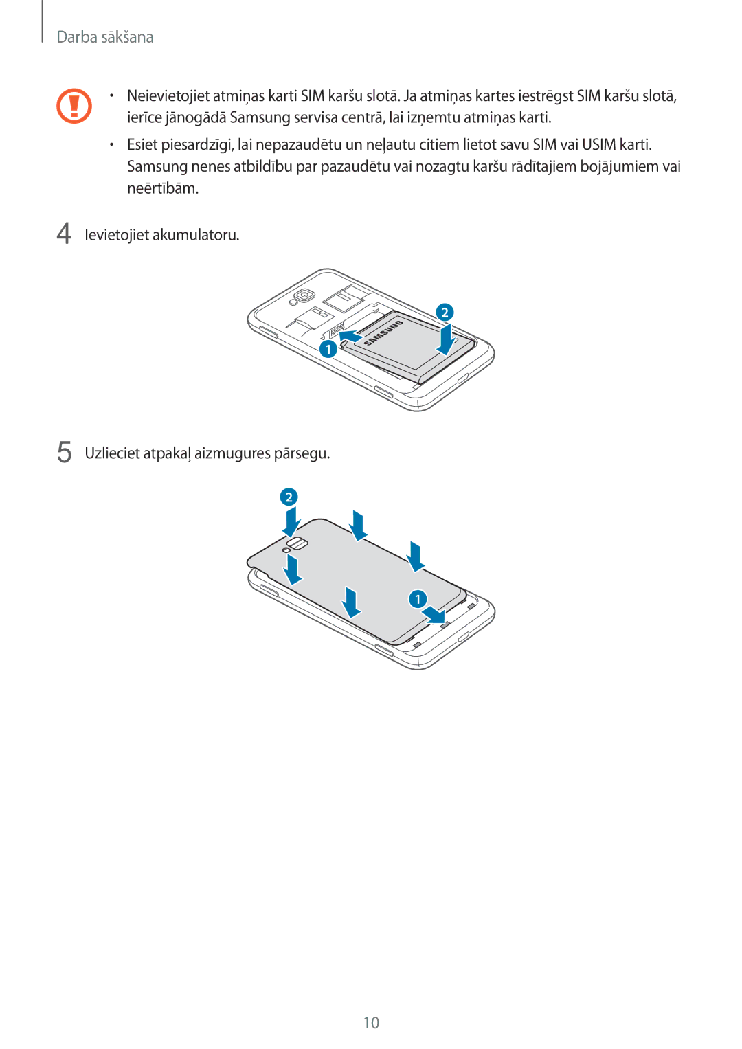 Samsung GT-I8750ALASEB manual Darba sākšana 